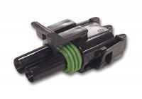 DELPHI WEATHERPACK 2-PIN PLUG MALE (10PCS)