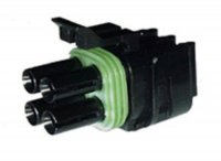 DELPHI WEATHERPACK STEKKER 4-WAY MALE SQUARE (10) DELPHI WEATHERPACK STEKKER 4-WAY MALE SQUARE (10)