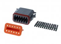DEUTSCH PLUG DT-04-12SA 12 POLE FEMALE SET (1PC)