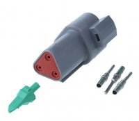 DEUTSCH PLUG DT-04-3P 3 POLE MALE (1PC) DEUTSCH PLUG DT-04-3P 3 POLE MALE (1PC)
