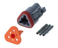 DEUTSCH PLUG DT-04-3S 3 POLE FEMALE SET (1PC) DEUTSCH PLUG DT-04-3S 3 POLE FEMALE SET (1PC)