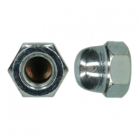 DIN 1587 |6| HEXAGON DOMED CAP NUT ZINC FLAKE ISO M6 (1000)