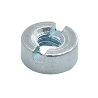 DIN 546 RONDE MOER MET GLEUF VERZINKT M16 (250) DIN 546 RONDE MOER MET GLEUF VERZINKT M16 (250)