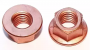 DIN 6927 FLANGE SELF-LOCKING EXHAUST NUT M8X1,25 HEX13 (100)