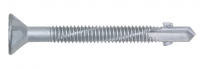 DIN 7504O-T COUNTERSUNK SELF DRILLING SCREW WITH WINGS FINE PITCH ZINC FLAKE TX30 6,3X70 (