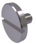 DIN 921 4.8/5.8 CK-SCHROEF MET ZAAGSNEDE VERZINKT M4X10 (100)