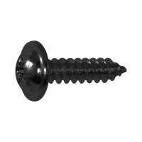 DIN 968C LBK-PLAATSCHROEF MET RING PZ ZWART VERZINKT 3,5X6,5 (200)