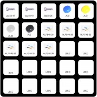 DRAWER MODULE FULL NUMBER PLATE FASTENER 381-PIECE (1PC)