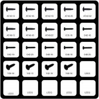 DRAWER MODULE FULL SCREWS BLACK 381-PIECE (1PC)