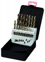 DRILL BIT SET DIN 338 HSS-E COBALT 19-PIECES (1PC)