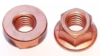 ÉCROU D‘ÉCHAPPEMENT AUTOBLOQUANT À BRIDE DIN 6927 M8X1,25 HEX13 (100)