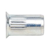 ECROUS À SERTIR ACIER TÊTE FRAISÉE OUVERT M8 (1,5-4,5) (250)