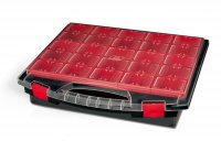 EMPTY COMPARTMENT BOX RED LOOSE CONTAINERS 430-80-25 (1PC)