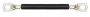 ENGINE/BATTERY TO EARTH CABLE INSULATED 16MM2 8MM LUG/STUD 450MM BLACK/NEGATIVE (10PCS)