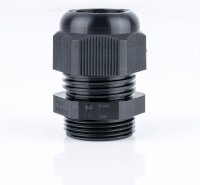 EX PA6 CABLE GLANDS M50X1,5 (,28,35) RAL 9005 (BLACK) (10)