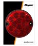FEU ANTIBROUILLARD ARRIÈRE 95MM 12LED (1PC)