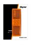 FEU DE FEU LATÉRAL 12 / 24V ORANGE 110X40MM LED (1PC)