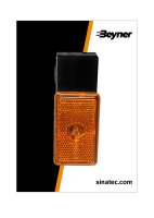 FEU DE FEU LATÉRAL ORANGE 110X45X51MM (1PC) FEU DE FEU LATÉRAL ORANGE 110X45X51MM (1PC)