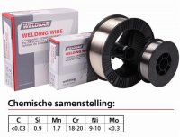 FIL À SOUDER ACIER INOXYDABLE 308 LSI Ø 0,8MM 5KG (1PC)