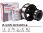 FIL À SOUDER ACIER INOXYDABLE 308 LSI Ø 1,0MM 5KG (1PC)