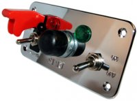 FIVE HOLE POLISHED ALUMINIUM PANEL (1PC)