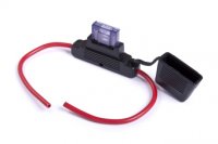 FUSE HOLDER FOR MAXI FUSE RED WIRE 10,0MM2 (1PC)