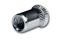 knurled shank countersunk head rv