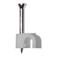 GRIJZE NYLON KABELCLIPS 8MM 8 (100)