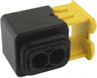 HDSCS CONNECTOR HOUSING MCP 1X4.8MM 1X6.3MM 2-POLE (1PC)