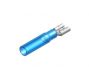 HALF-INSULATED HEAT SHRINK FEMALE DISCONNECTOR [WATERPROOF] BLUE 4.8 (50PCS)