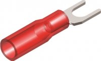 HEAT SHRINK INSULATED SPADE TERMINALS RED M4 (4,3X8,1)