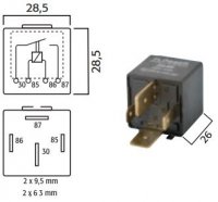 HIGH POWER MAKE RELAY 12V 50A (1PC)