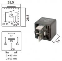 HIGH POWER MAKE RELAY 12V 70 / 60A (1PC)