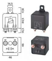 HIGH POWER MAKE RELAY 24V 40A (1PC)