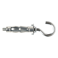 HOLLEWANDPLUG OPEN HAAK VERZINKT M4X38 (25) HOLLEWANDPLUG OPEN HAAK VERZINKT M4X38 (25)