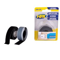 HPX ZIP FIX VELCRO (HOOK + LOOP) - BLACK 2X20MMX1M (1PC)