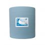 INDUSTRIAL CLEANING PAPER ROLL 3-LAYER BLUE GLUED 37X400 MAXI ROLL (1PC)