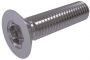 ISO 14581 8.8 SOCKET COUNTERSUNK FLAT HEAD SCREWS TORX DRIVE ZINC PLATED M5X12 TX25 (500)