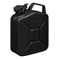 JERRY CAN 5L METAL BLACK UN- & TÜV/GS-APPROVED(1PC)