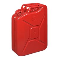 JERRYCAN 20L MÉTAL ROUGE UN- & TÜV/GS-APPROUVÉ (1PC)