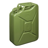JERRYCAN 20L MÉTAL VERT UN- & TÜV/GS-APPROUVÉ (1PC)