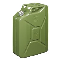 JERRYCAN METAAL GROEN MET MAGNETISCHE SCHROEFDOP UN- & TÜV/GS-GEKEURD 20 LITER (1ST)