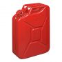 JERRYCAN METAAL ROOD UN- & TÜV/GS-GEKEURD 20 LITER (1ST)