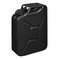 JERRYCAN METAAL ZWART UN- & TÜV/GS-GEKEURD 20 LITER (1ST)