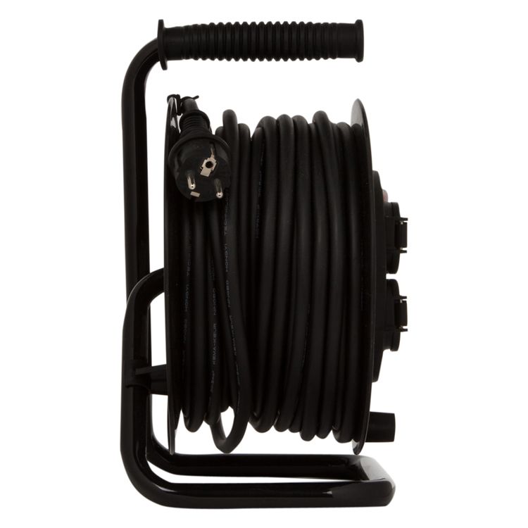 kabelhaspel prof met randaarde spatwaterdicht ip44 3x15mm2 zwart 25 meter 1st kabelhaspel prof met randaarde spatwaterdicht ip44 3x15mm2 zwart 25 meter 1st