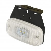 LAMPE DE MARQUAGE 10-30V BLANC 110X45MM LED AVEC SUPPORT (1PC) LAMPE DE MARQUAGE 10-30V BLANC 110X45MM LED AVEC SUPPORT (1PC)