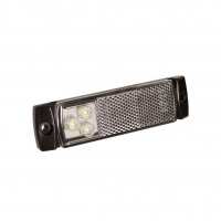 LAMPE DE MARQUAGE 12 / 24V BLANC 126X30MM LED (1PC) LAMPE DE MARQUAGE 12 / 24V BLANC 126X30MM LED (1PC)