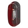 LARGE LUMIÈRE LED ROUGE / BLANC DROIT (1PC)