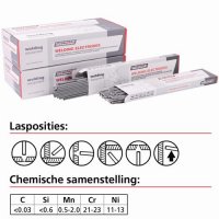 LASELEKTRODE WK 309 L Ø 2,50 X 300 2KG INCL LEG TOESL (1ST)