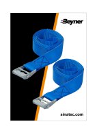 LASHING STRAP BLUE WITH QUICK FASTENER 2X2.5 METERS (1PC)